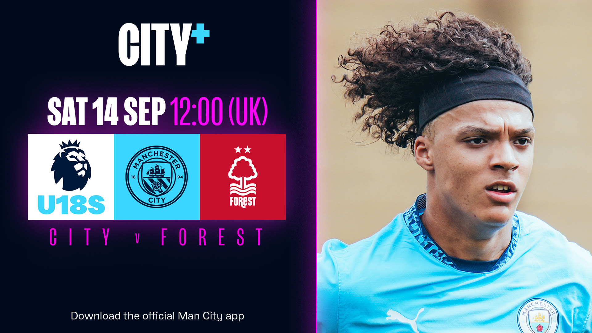 Watch City v Nottingham Forest in the U18 Premier League North live on CITY+