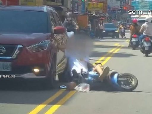 大甲蔣公路事故多！男騎士逆向撞車 網酸「另類碰瓷」