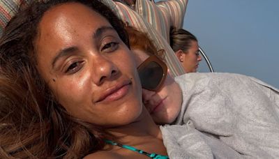 Alex Scott shares adorable snaps with girlfriend Jess Glynne in Ibiza