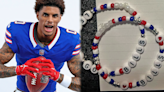 'Never expected this': Friendship bracelets made by young Buffalo Bills fan worn by WR Keon Coleman