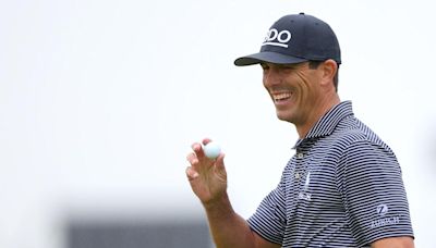 British Open: Horschel shines in rain to lead after brutal third round