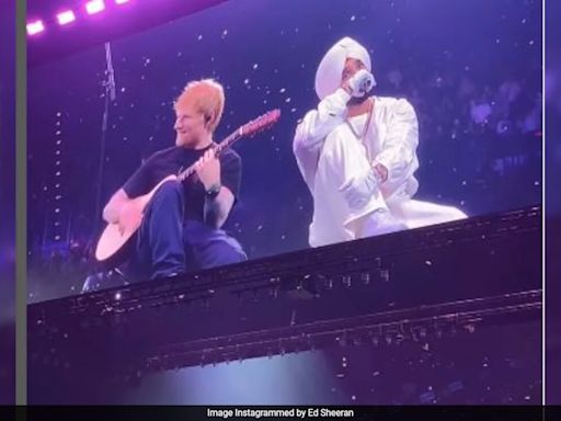 Ed Sheeran Returns "Favour" To "Brother" Diljit Dosanjh In Birmingham. Keeping Calm Is Not An Option