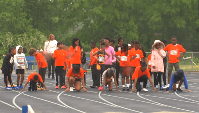 Runners race through rain during 2nd annual Queen Track Classic in Henrico