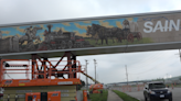 Murals going up to help beautify Stockyards Expressway area