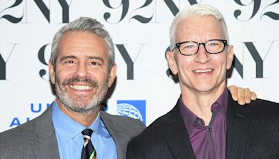 Anderson Cooper Says Pal Andy Cohen Is 'Paddling Really, Really Fast Under the Water' to Maintain Career