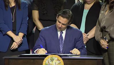 Florida Gov. Ron DeSantis receives 20 more bills. They could soon be law
