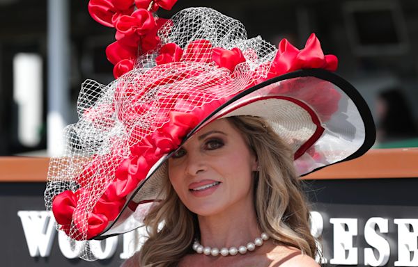 Tip your hat to these Kentucky Derby outfits we're seeing at Churchill Downs