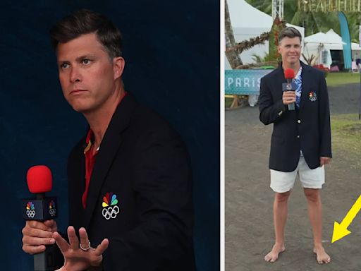 Everyone Is Talking About Colin Jost's 2024 Paris Olympics Injuries, Especially Since He's Not An Olympic Athlete