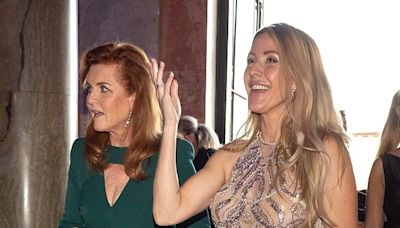 Sarah Ferguson poses with unlikely pal Ellie Goulding in Sweden