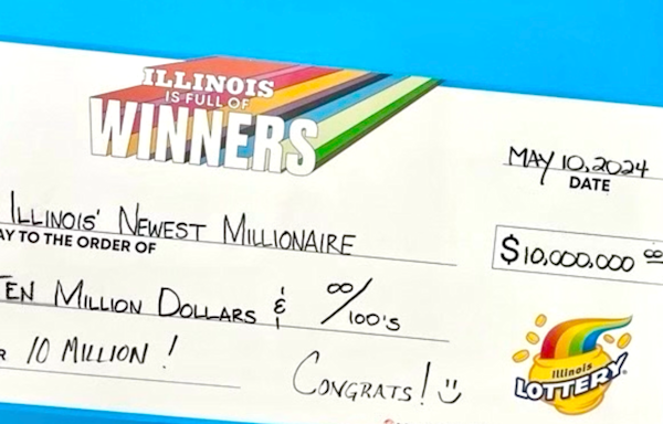 Illinois Lottery player wins first $10M top prize in scratch-off game