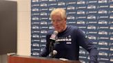 Pete Carroll discusses the Seattle Seahawks 48-45 victory against the Detroit Lions on Oct. 2, 2022
