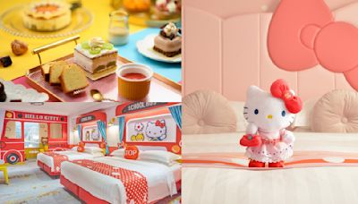 送價值1280元限量娃娃！高雄漢來Hello Kitty 50週年主題房，還有三麗鷗下午茶