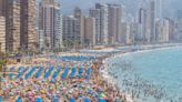 Benidorm, quinto destino de España con más pernoctaciones en el primer semestre del año