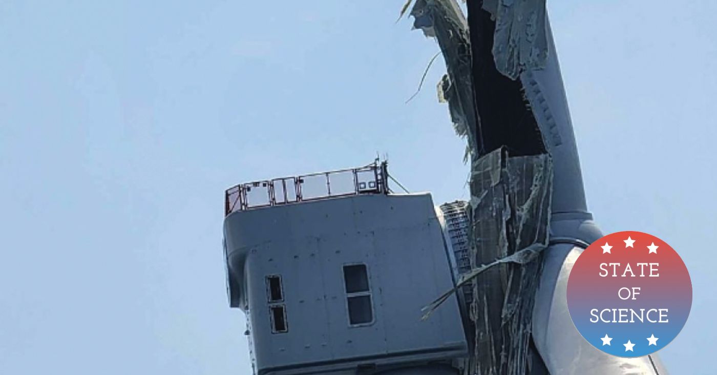 Damaged Wind Turbine Blade Sinks Off Massachusetts Coast