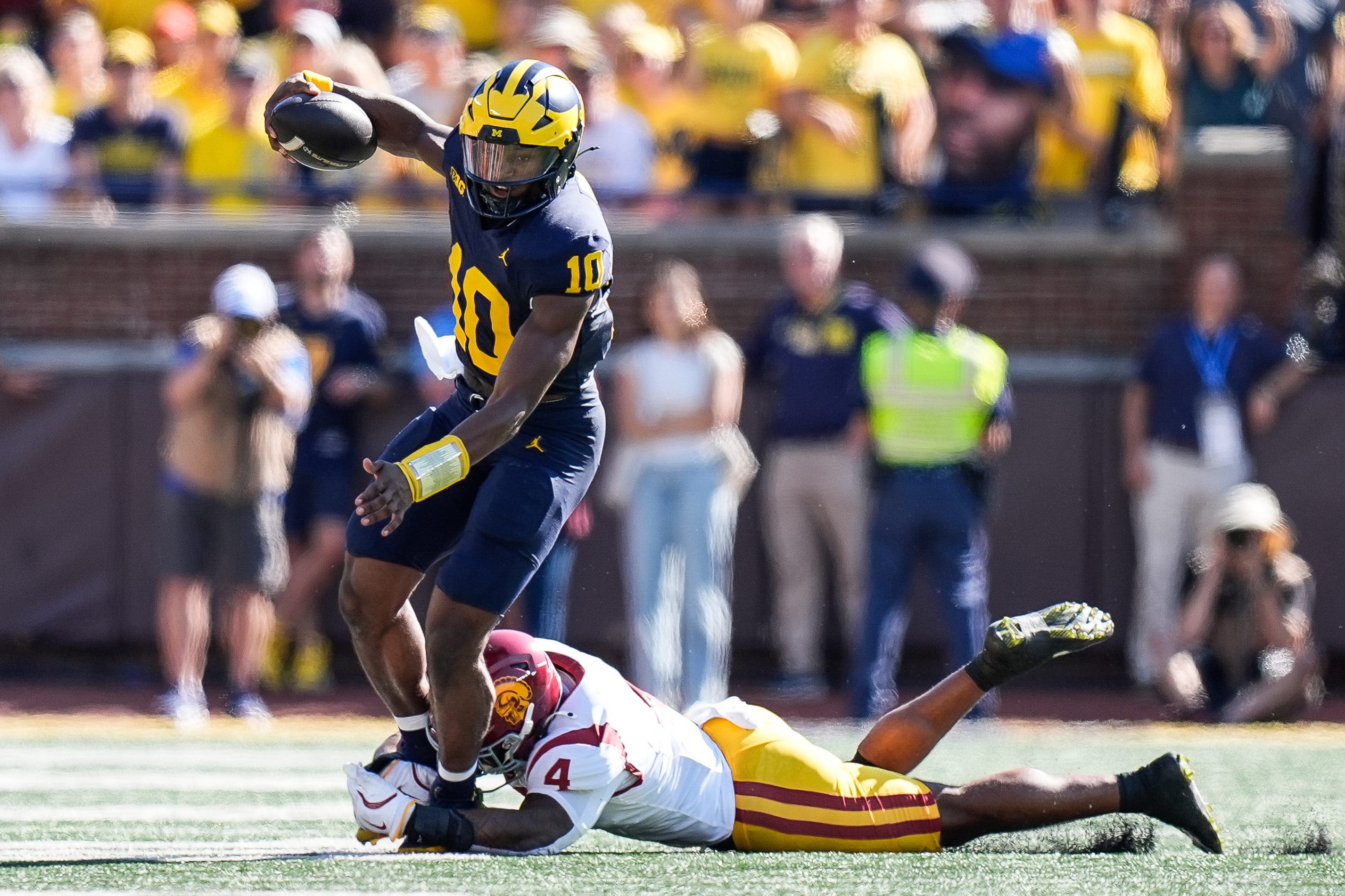 Michigan football winners and losers: Kalel Mullings soars, Alex Orji has room to grow