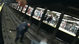 NYPD officers rescue man from oncoming subway train in the Bronx