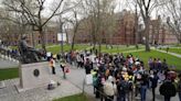 Live Updates: Students Rally in Harvard Yard To Protest PSC Suspension | News | The Harvard Crimson