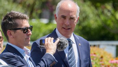 Pennsylvania Sen. Bob Casey walks a fine line between his own campaign and turmoil surrounding Biden