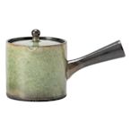 極素窯變復古側把壺陶瓷泡茶壺茶水分離功夫茶具家用會客防燙單壺