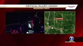 Crash into power pole sends 1 person to the hospital