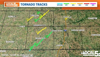 National Weather Service: 16 tornadoes confirmed in central Iowa from Friday, April 26