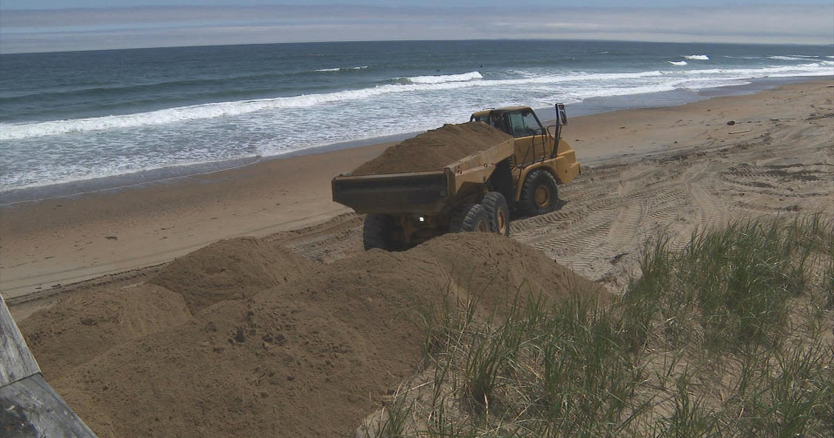 Salisbury Beach gets 1,100 tons of sand delivered after winter storms caused damage