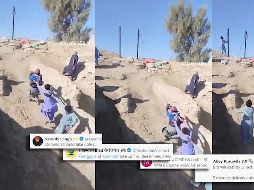 Video Of Smugglers Shooting Opium On Pak-Afghanistan Border With A Giant Slingshot Has The Internet High On Humor