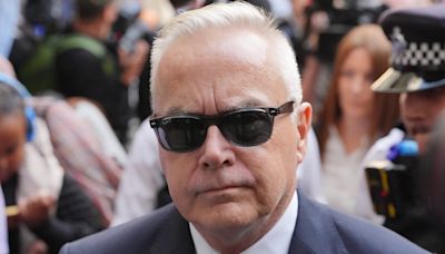 Huw Edwards arrives at court to face charges of making indecent images of children