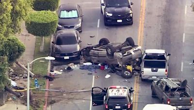 The 91 Freeway standoff began with a domestic violence investigation, ended in a suicide