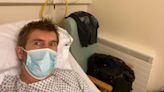 Rhod Gilbert receiving treatment at cancer hospital he has supported for more than 10 years