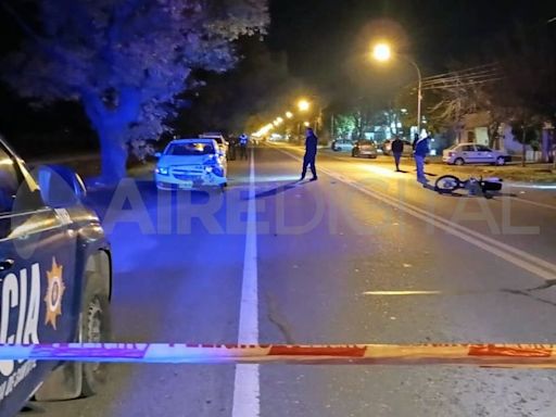 Accidente fatal en Pérez: una motociclista murió tras chocar con un auto en la Ruta 33