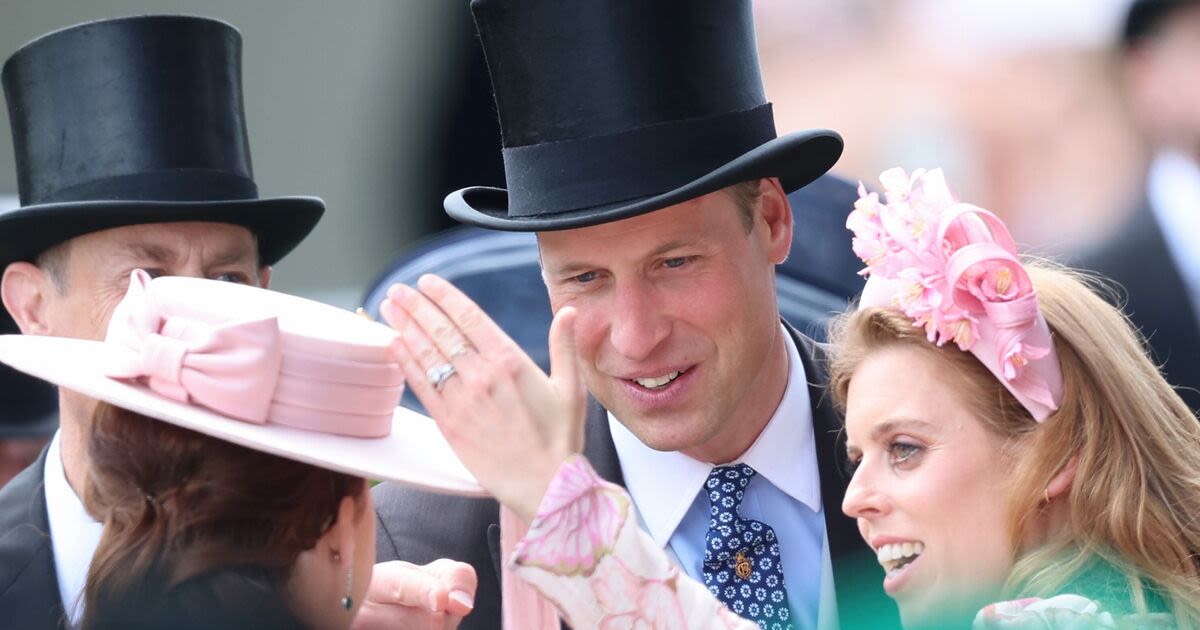 Royal Family fans in stitches as they spot William 'doing a Louis' at Ascot