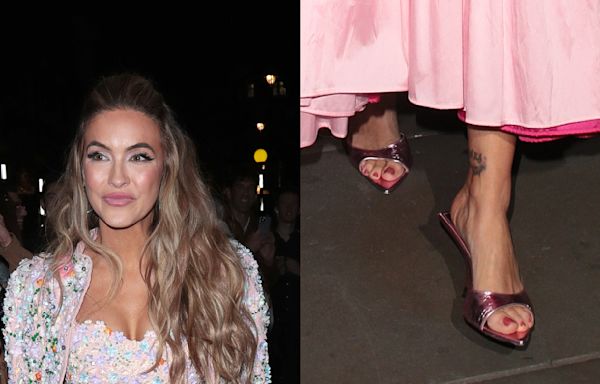 Chrishell Stause Slips Into Metallic The Attico Mules at ‘Up Close & Personal’ Event