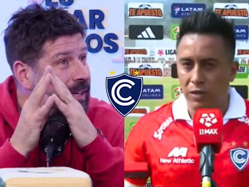 Mauro Cantoro critica el físico de Christian Cueva tras debut con Cienciano: "Así no puede jugar"