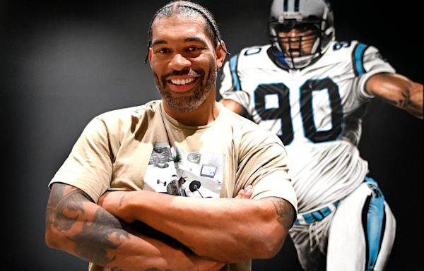 Julius Peppers was a media-shy Carolina Panthers star. It turns out he has a lot to say