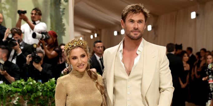 Chris Hemsworth and His Wife, Elsa Pataky, Are Among the First Stars to Arrive at the 2024 Met Gala