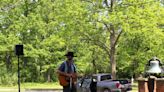 Folk singer Van Wagner shares stories and songs at Old Stone Church in Allenwood