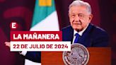 La 'Mañanera' hoy en vivo de López Obrador: Temas de la conferencia del 22 de julio de 2024