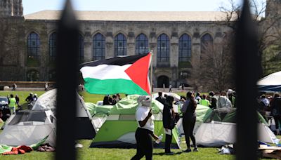 Northwestern students set up pro-Palestinian encampment as university changes protest policy