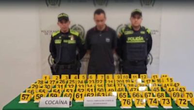 Capturan a funcionario que trabajaba en aeropuerto El Dorado con 6 kilos de cocaína