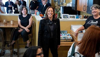 Harris says she's 'feeling very good about Pennsylvania' during campaign stop in battleground state