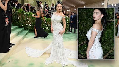 Charli XCX wore dress made from recycled T-shirts dating back to the 1950s, 1960s to the Met Gala