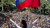 María Corina Machado en la multitudinaria marcha en Venezuela: "Nunca el régimen estuvo tan débil"