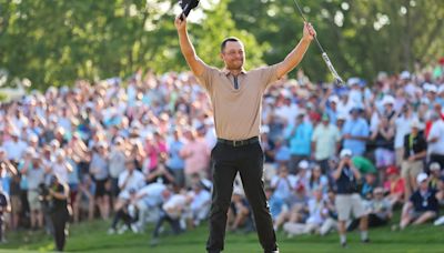 Xander Schauffele holds off Bryson DeChambeau's Sunday charge to win PGA Championship at Valhalla