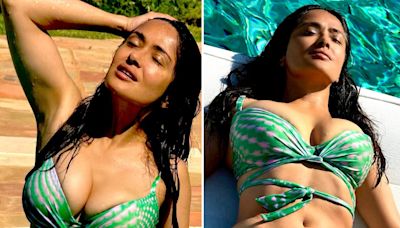 Salma Hayek Rings In August With Bikini Thirst Trap