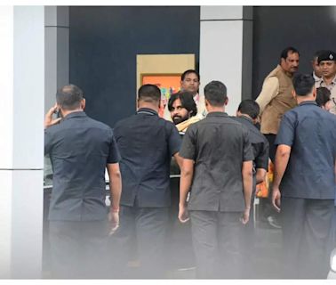 Pawan Kalyan touches down in Mumbai for Anant Ambani and Radhika Merchant’s Shubh Aashirwad ceremony - See photos | Hindi Movie News - Times of India