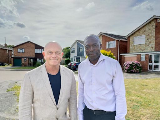 TV star Ross Kemp joins Labour candidate on the campaign trail in Southend