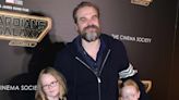 David Harbour Brings Stepdaughters Ethel and Marnie to 'Guardians of the Galaxy Vol. 3' Screening