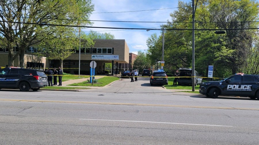 Student shot outside Cleveland high school