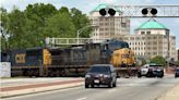 Motorcyclist sent to hospital after crashing with CSX train on MLK Boulevard in Hamilton